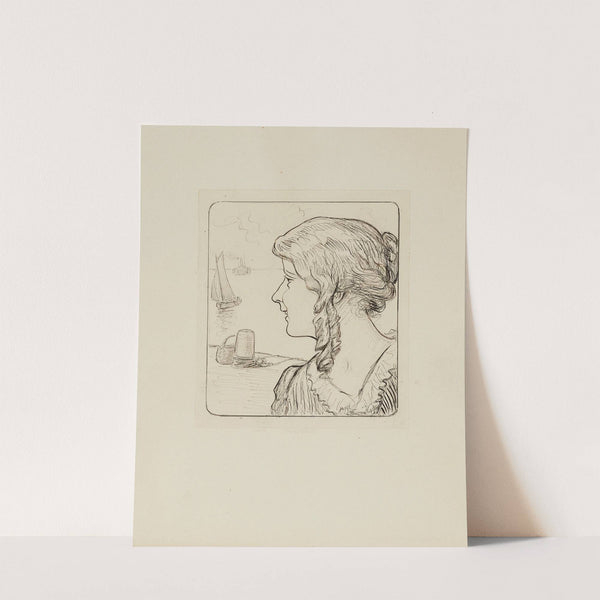 Déruchette – dessin pour la vignette en page de titre (1920-1921) by Achille Granchi-Taylor