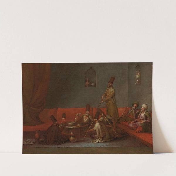 Dervishes Sharing a Meal by Jean Baptiste Vanmour