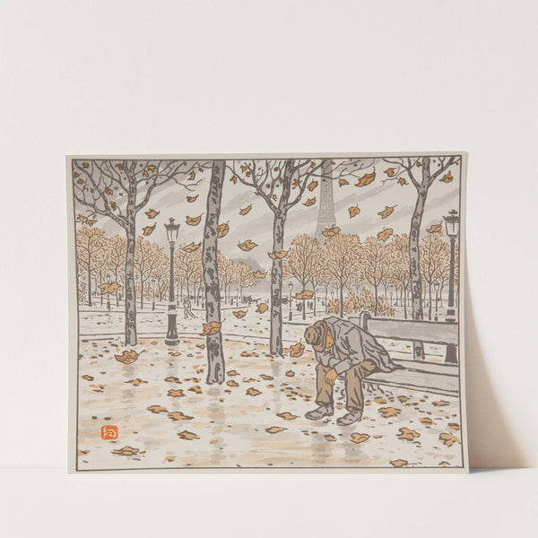 Des Jardines de Trocadero, l’autonme (1902) by Henri Rivière