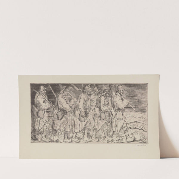 Des territoriaux (1917) by Théophile Alexandre Steinlen