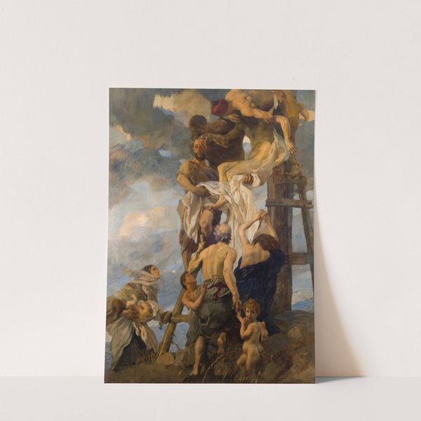 Descent from the Cross by Ettore Tito