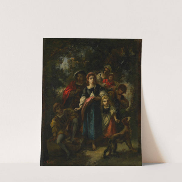 Descent of the Bohemians by Narcisse-Virgile Diaz de La Peña