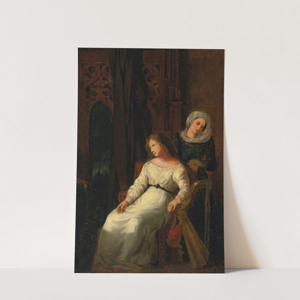 Desdemona and Emilia by Eugène Delacroix