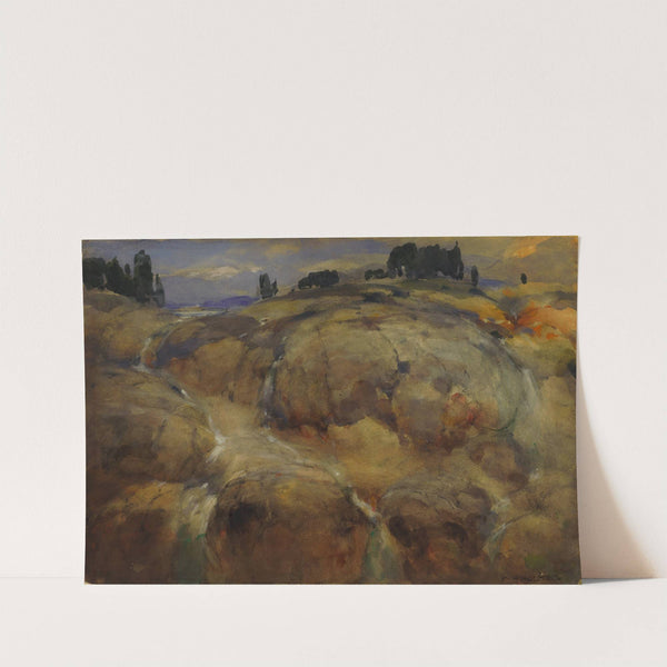 Deserted Bed Of A Glacier by William Henry Holmes