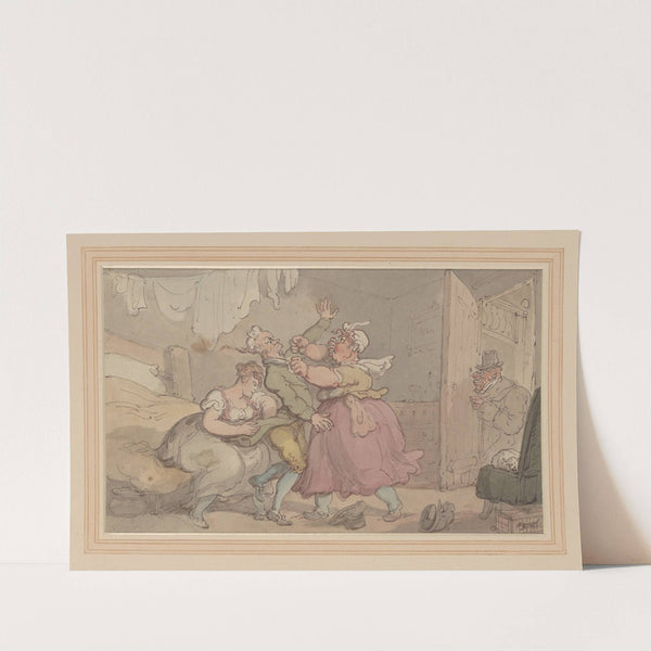 Deserved punishment by Thomas Rowlandson