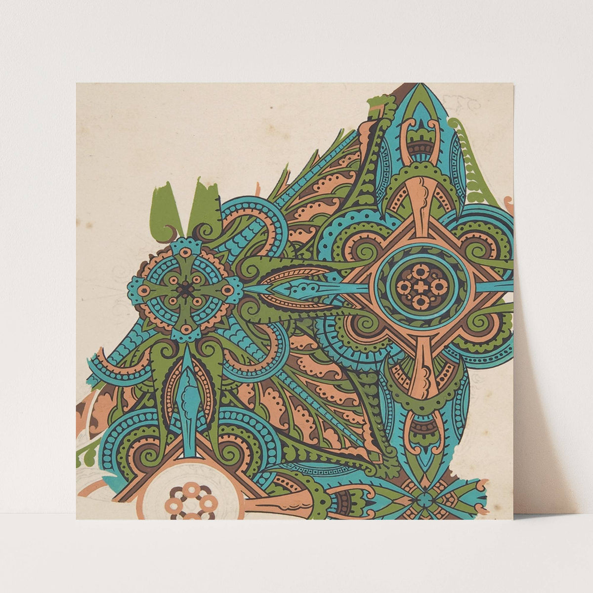 Design drawing (ca. 1883) by Christopher Dresser