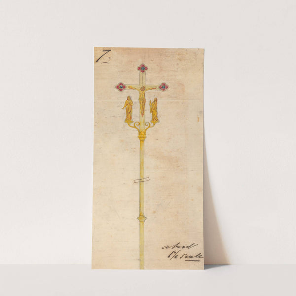 Design executed for Jones and Willis, metal and wood-workers and church furniture manufacturers of Birmingham and London by George Edmund Street