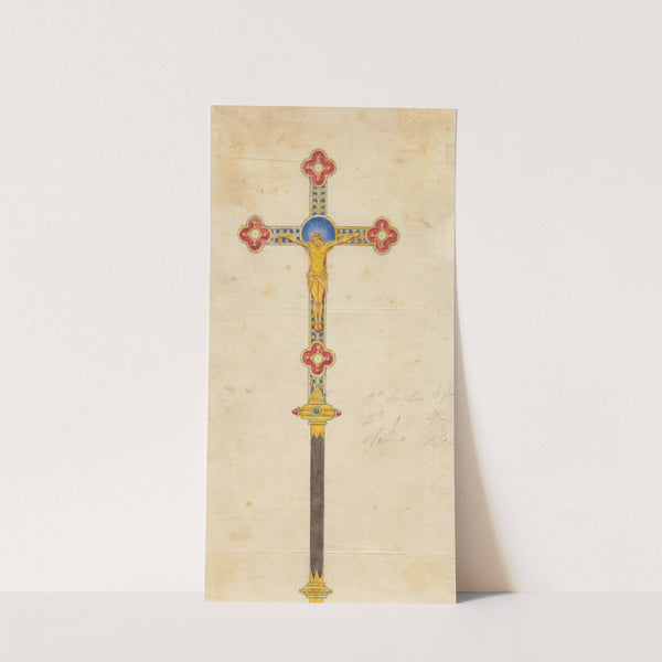 Design executed for Jones and Willis, metal and wood-workers and church furniture manufacturers of Birmingham and London by George Edmund Street