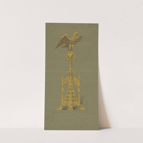 Design executed for Jones and Willis, metal and wood-workers and church furniture manufacturers of Birmingham and London by George Edmund Street