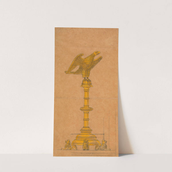 Design executed for Jones and Willis, metal and wood-workers and church furniture manufacturers of Birmingham and London by George Edmund Street