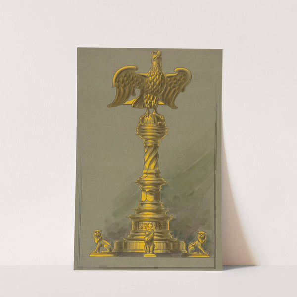 Design executed for Jones and Willis, metal and wood-workers and church furniture manufacturers of Birmingham and London by George Edmund Street