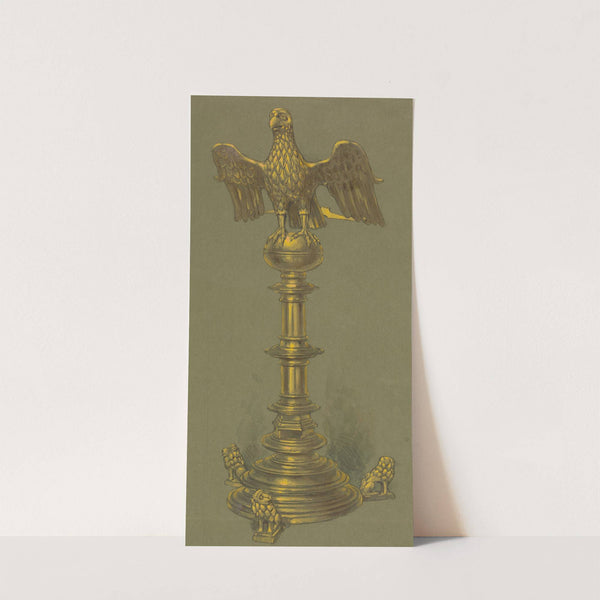 Design executed for Jones and Willis, metal and wood-workers and church furniture manufacturers of Birmingham and London by George Edmund Street
