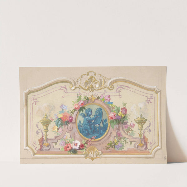 Design fo the Allegory of the Arts by Jules-Edmond-Charles Lachaise