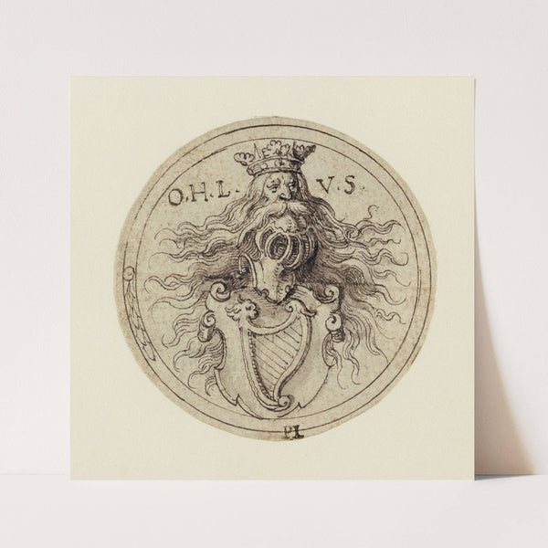 Design for a Bookplate or a Glass Etching by Virgil Solis