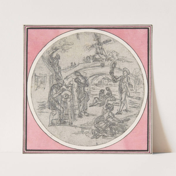 Design for a Box-Lid by Hubert-François Gravelot