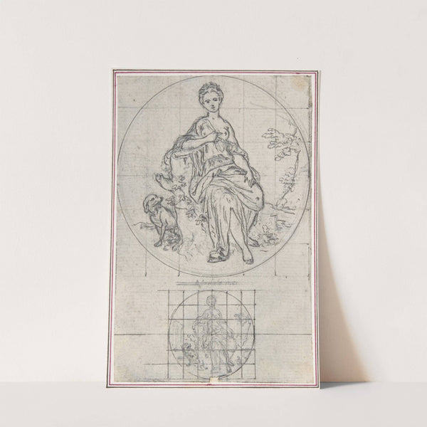 Design for a Box-Lid by Hubert-François Gravelot