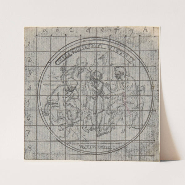 Design for a Box-Lid or Medal by Hubert-François Gravelot