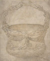 Design for a Bucket-Like Vessel with a Handle of Interlaced Figures, on a Body Adorned with Bucrania, Garlands, and Three River Gods