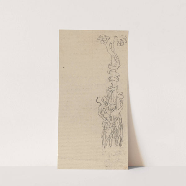 Design for a Candelabrum Representing the Three Graces Gathering the Apples of Hesper by John Flaxman