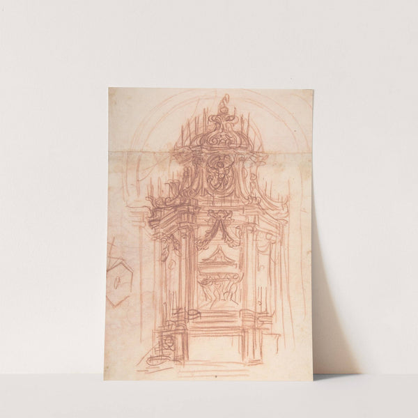 Design for a Catafalque by Baldassarre Franceschini