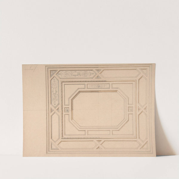 Design for a ceiling by Jules-Edmond-Charles Lachaise