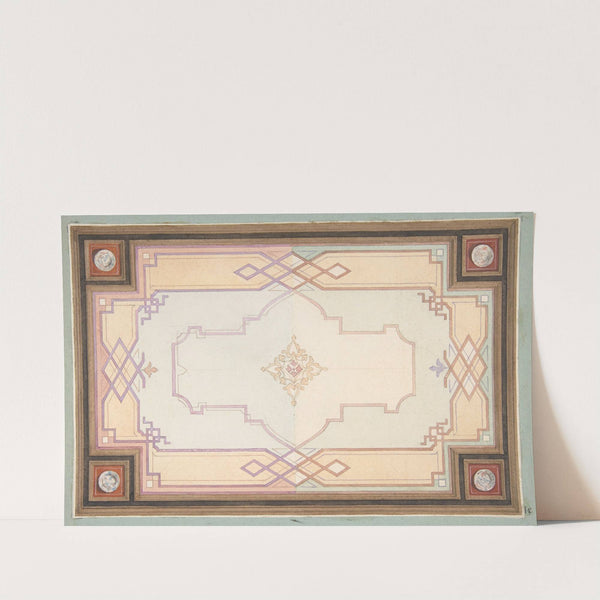 Design for a ceiling by Jules-Edmond-Charles Lachaise