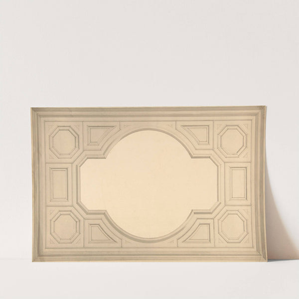 Design for a ceiling by Jules-Edmond-Charles Lachaise