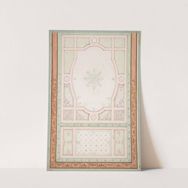 Design for a ceiling by Jules-Edmond-Charles Lachaise