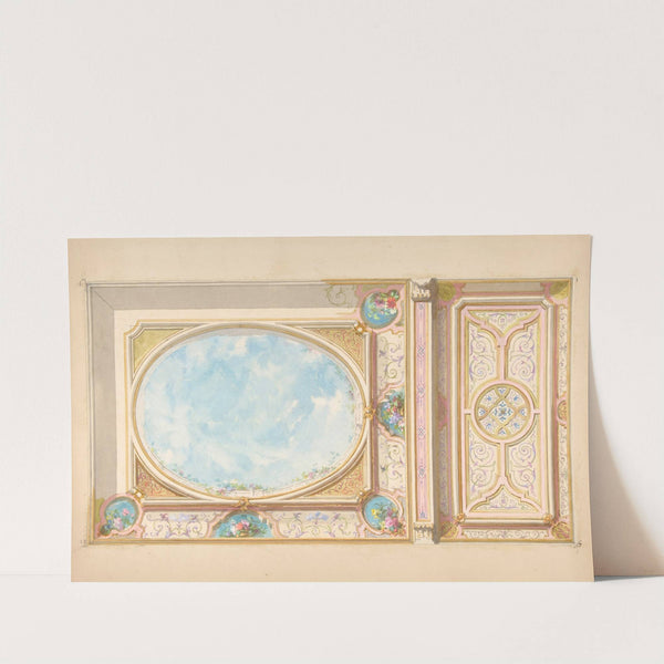 Design for a ceiling by Jules-Edmond-Charles Lachaise