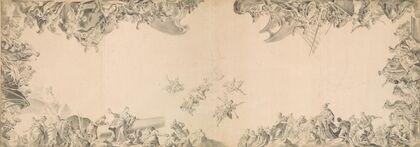 Design for a Ceiling; Allegories of the Four Continents