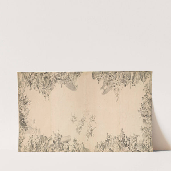 Design for a Ceiling; Allegories of the Four Continents (1725) by Giovanni Antonio Pellegrini