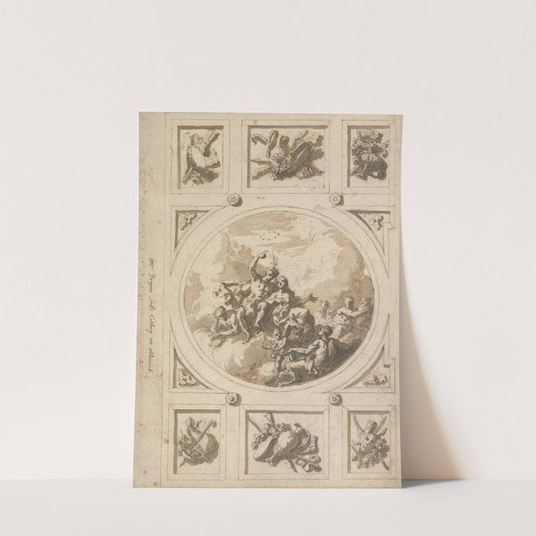 Design for a Ceiling at Addiscombe; Bacchus and Ariadne by Sir James Thornhill