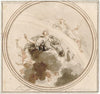 Design for a ceiling decoration, figuring Juno