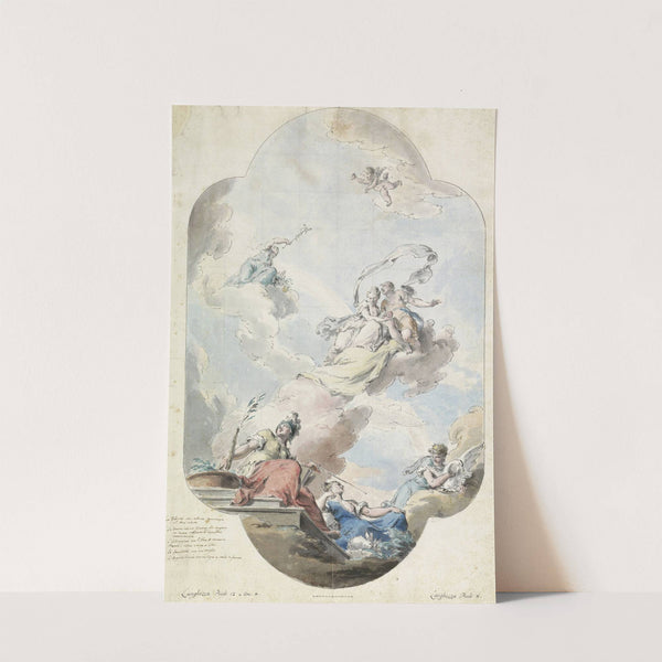 Design for a Ceiling Painting with a Nuptial Allegory by Pietro Antonio Novelli