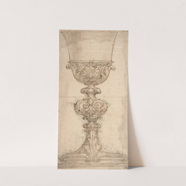 Design for a Chalice with Acanthus and Shell Decoration by Giovanni Battista Foggini