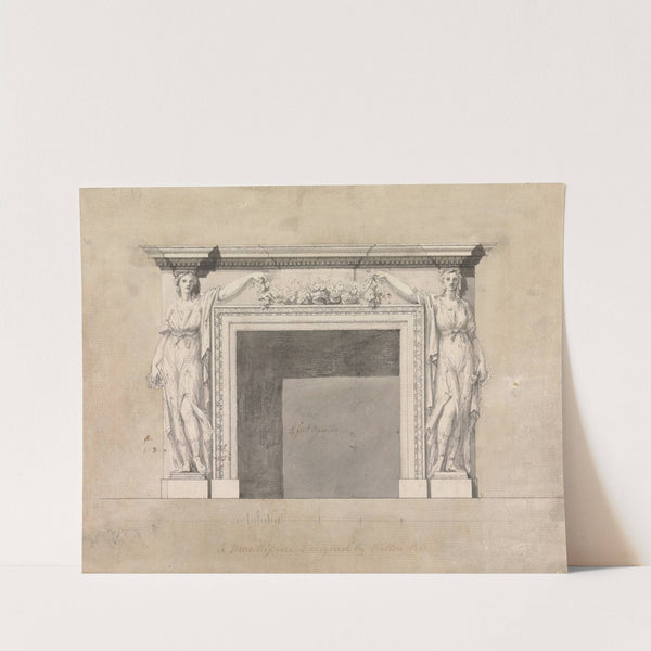 Design for a Chimneypiece by Joseph Wilton