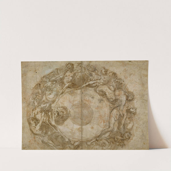 Design for a Circular Dish by Taddeo Zuccaro