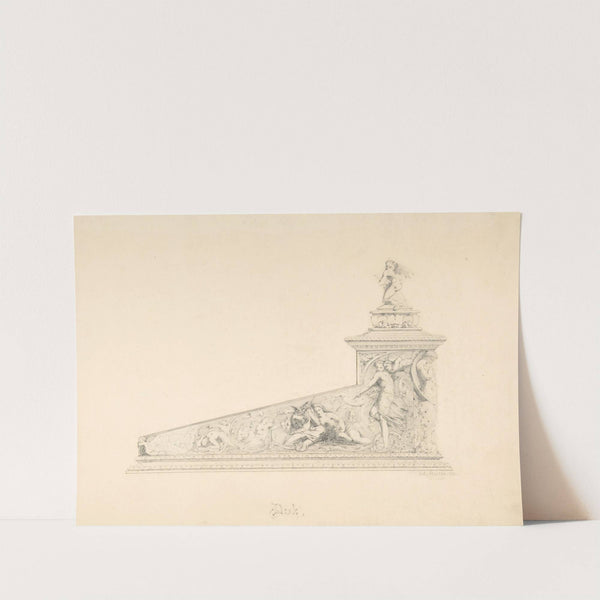 Design for a Desk with Decorations from A Midsummer Night's Dream by G. Clark Stanton