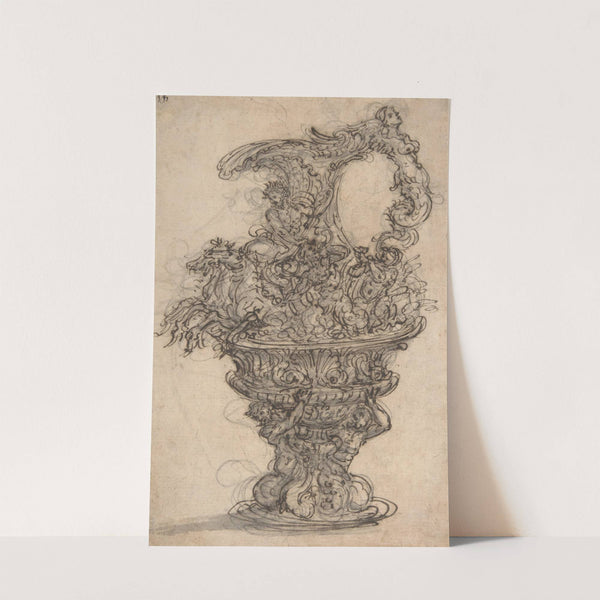 Design for a Ewer with Neptune on his Chariot by Giovanni Battista Foggini