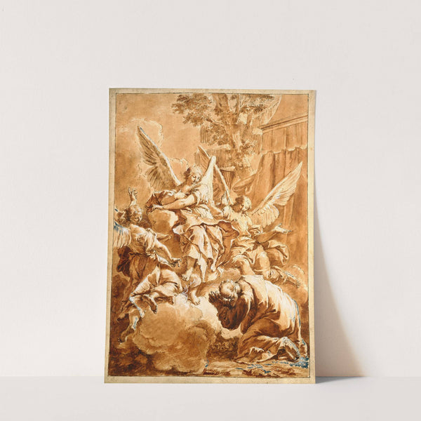 Design for a Fountain with Neptune in his Chariot by Francesco Fontebasso