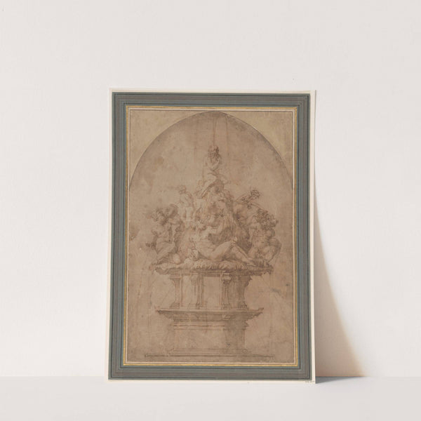 Design for a Fountain with River Gods and Nymphs by Giorgio Vasari
