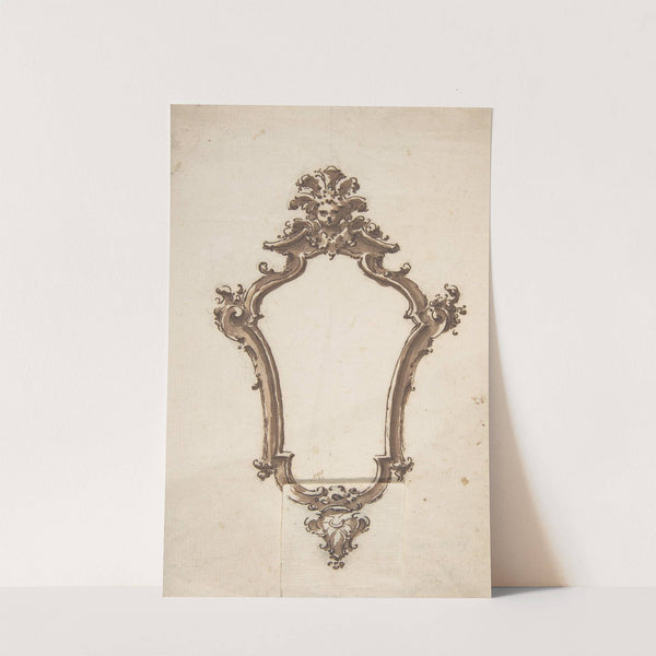 Design for a Frame in the Form of a Cartouche by Giovanni Battista Natali III