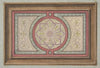 Design for a framed panel with painted decoration