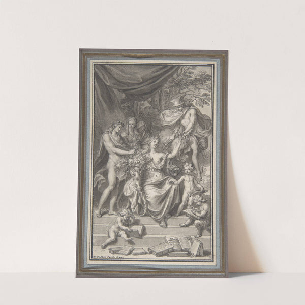 Design for a Frontispiece (1720) by Bernard Picart