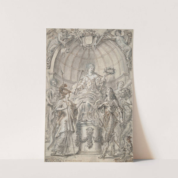 Design for a Frontispiece by Justus van Egmont