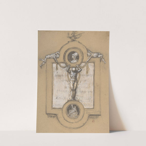 Design for a Frontispiece by Albert-Ernest Carrier-Belleuse