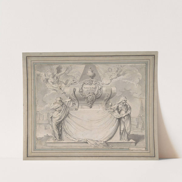 Design for a Funeral Ticket by Hubert-François Gravelot