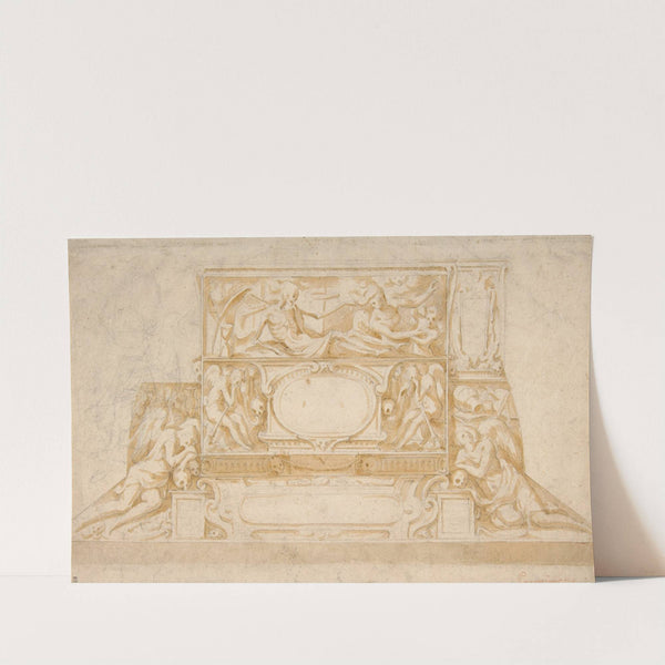 Design for a Funerary Monument (1510–63) by Francesco de''' Rossi