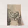 Design for a Garden Vase with Hunting Theme by Paul Egell