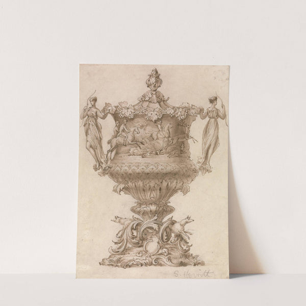 Design for a Hunting Trophy or Loving Cup by Samuel Howitt